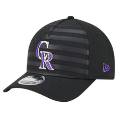 MLB Colorado Rockies New Era American Flag 9FORTY M-Crown A-Frame Adjustable Hat
