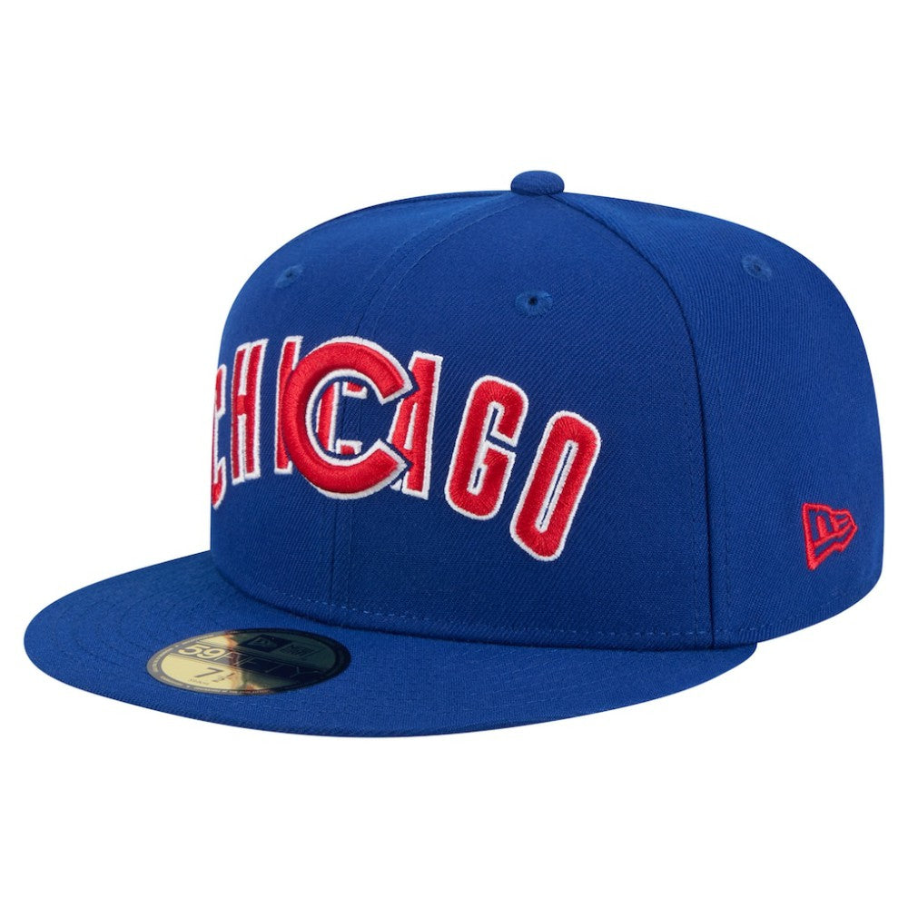 MLB Chicago Cubs New Era Overlap 59FIFTY Fitted Hat