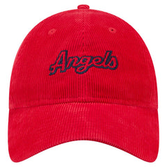 MLB Los Angeles Angels New Era Women's Corduroy 9TWENTY Adjustable Hat