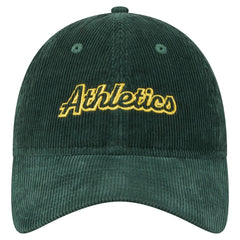 MLB Athletics New Era Women's Corduroy 9TWENTY Adjustable Hat