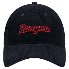 MLB Texas Rangers New Era Women's Corduroy 9TWENTY Adjustable Hat
