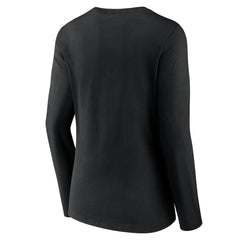 MLB Cincinnati Reds Women's Fastball Long Sleeve V-Neck T-Shirt