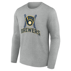 MLB Milwaukee Brewers Fastball Long Sleeve T-Shirt