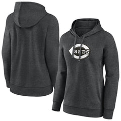 MLB Cincinnati Reds Women's Monochrome Pullover Hoodie