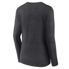 MLB Cleveland Guardians Women's Monochrome Long Sleeve V-Neck T-Shirt