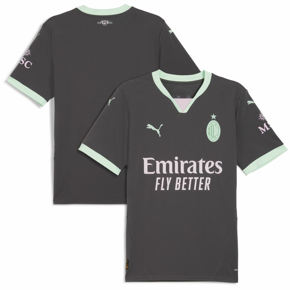 AC Milan 2024/25 Third Replica Jersey - Puma Charcoal