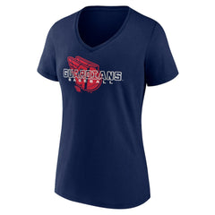 MLB Cleveland Guardians Women's Stellar V-Neck T-Shirt