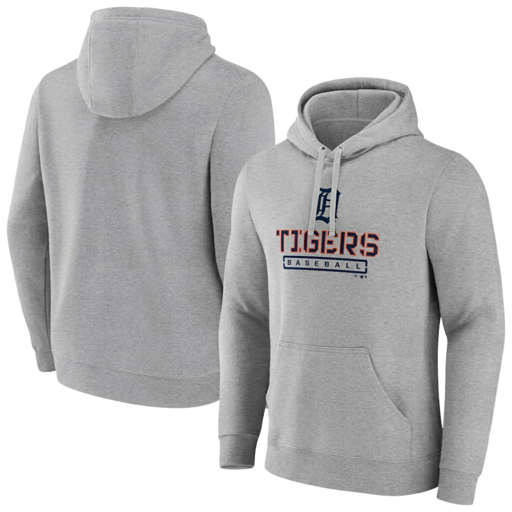 MLB Detroit Tigers Evanston Stencil Pullover Hoodie
