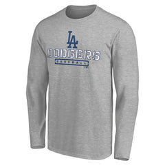 MLB Los Angeles Dodgers Evanston Stencil Long Sleeve T-Shirt