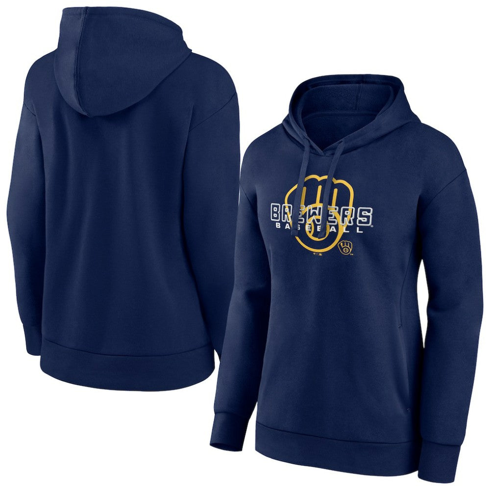 MLB Milwaukee Brewers Women's Stellar Pullover Hoodie