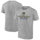 MLB Milwaukee Brewers Evanston Stencil T-Shirt