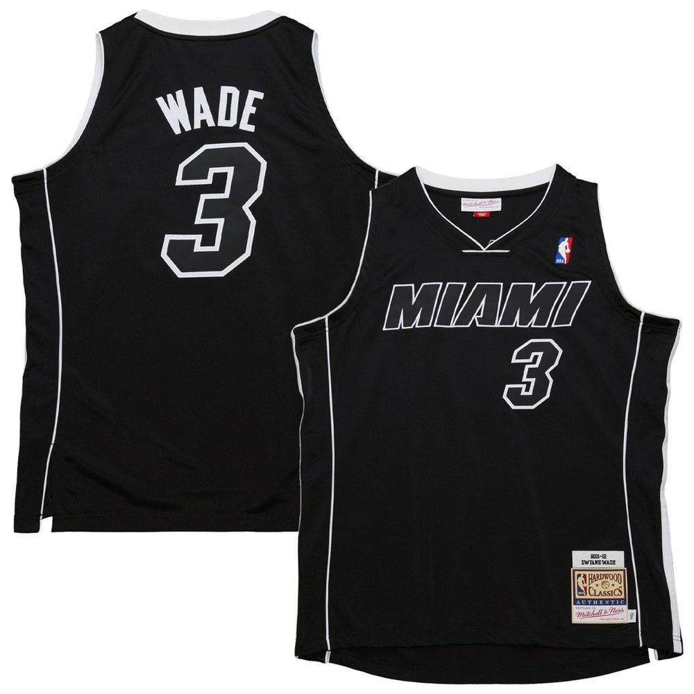 NBA Dwyane Wade Miami Heat 2011/12 Hardwood Classics Authentic Jersey