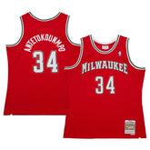 NBA Giannis Antetokounmpo Milwaukee Bucks 2014/15 Hardwood Classics Swingman Jersey