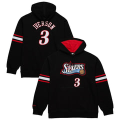 NBA Allen Iverson Philadelphia 76ers Name & Number Pullover Hoodie