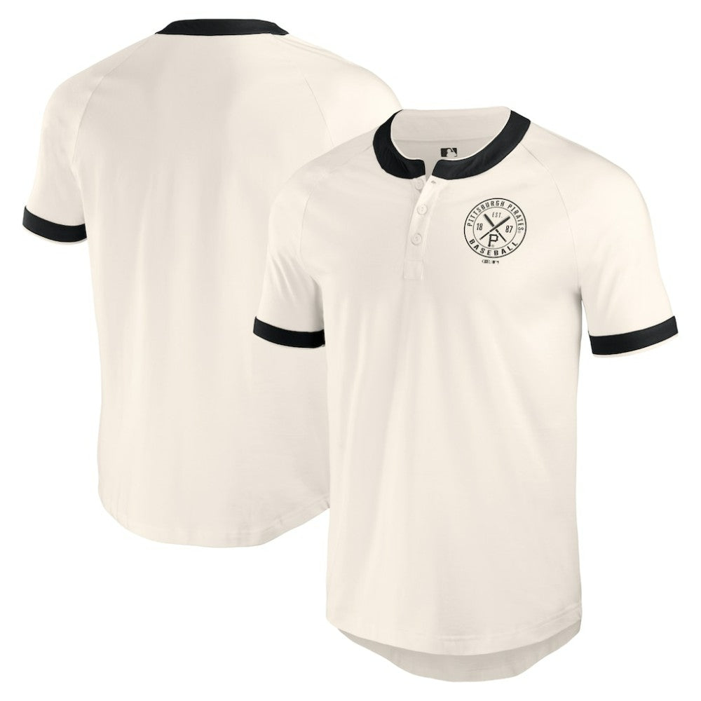 MLB Pittsburgh Pirates Darius Rucker Collection by Fanatics Henley Raglan T-Shirt