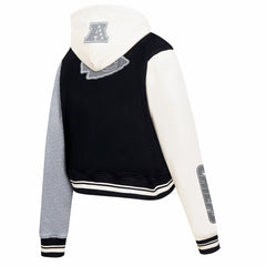 Pro Standard Women's Reverse French Terry Colorblock Full-Zip Hoodie - Kansas City Chiefs