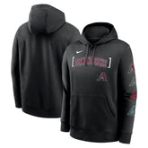 MLB Arizona Diamondbacks Nike Club Stack Pullover Hoodie