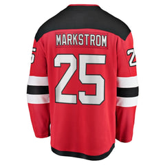 NHL Red Jacob Markstrom New Jersey Devils Fanatics Home Premier Breakaway Player Jersey