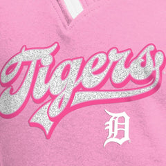 MLB Detroit Tigers New Era Girls Youth Mommy & Me Raglan V-Neck T-Shirt