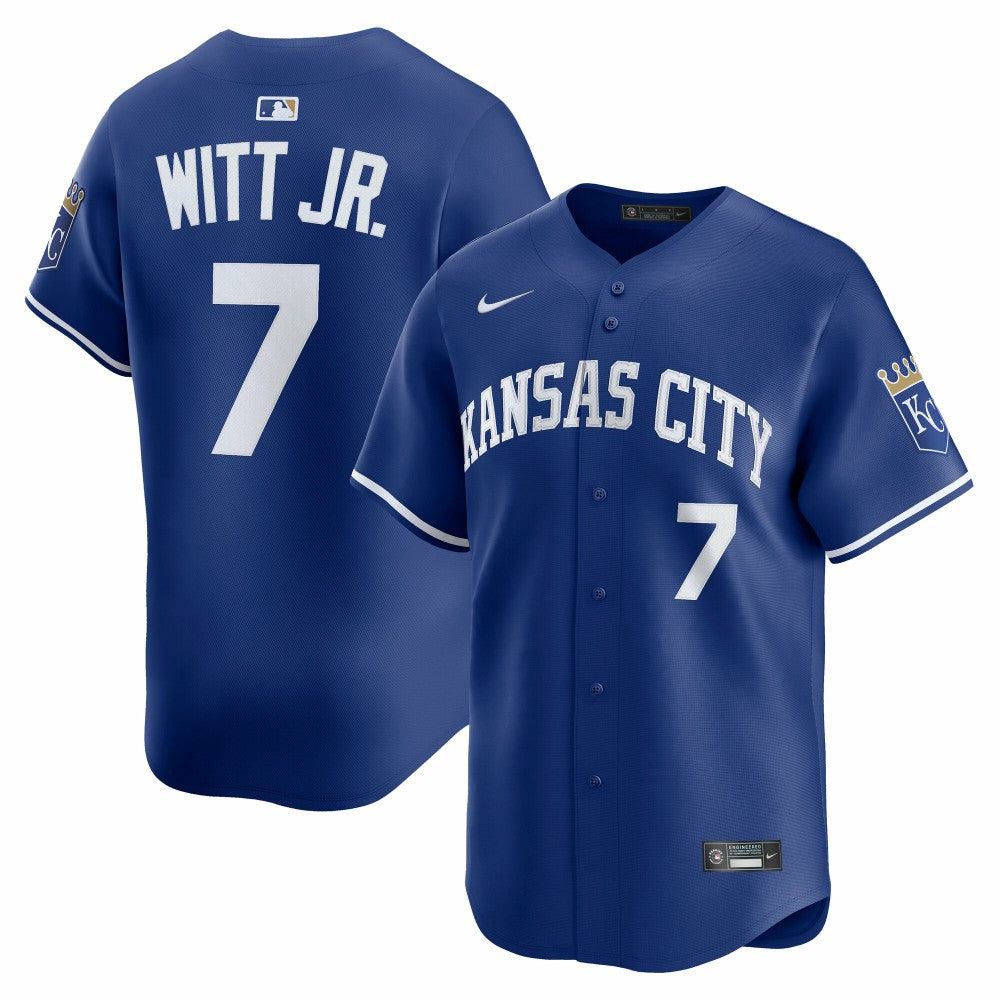 MLB Bobby Witt Jr. Kansas City Royals Nike Alternate 2 Limited Player Jersey