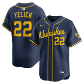 MLB Christian Yelich Milwaukee Brewers Nike Alternate Limited Jersey