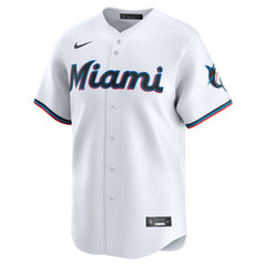 MLB Miami Marlins Nike Home Limited Jersey