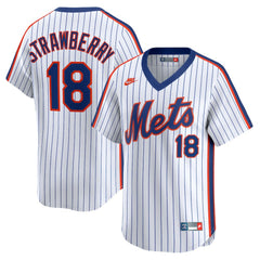 MLB Darryl Strawberry New York Mets Nike Throwback Cooperstown Collection Limited Jersey
