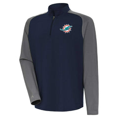 Antigua Dauntless Quarter-Zip Top - Miami Dolphins