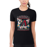 MLB Arizona Diamondbacks G-III 4Her by Carl Banks Women's Super-Slim Fit Lightweight Flowers Graphic T-Shirt