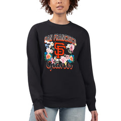 MLB San Francisco Giants G-III 4Her by Carl Banks Women's Flowers Graphic Pullover Sweatshirt