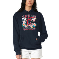 MLB Cleveland Guardians G-III 4Her by Carl Banks Women's Flowers Graphic Pullover Hoodie