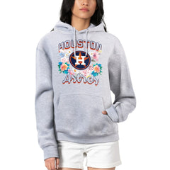 MLB Houston Astros G-III 4Her by Carl Banks Women's Flowers Graphic Pullover Hoodie
