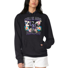 MLB Colorado Rockies G-III 4Her by Carl Banks Women's Flowers Graphic Pullover Hoodie