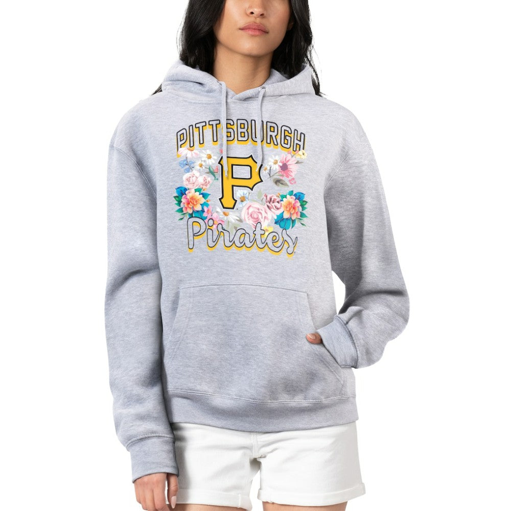 MLB Pittsburgh Pirates G-III 4Her by Carl Banks Women's Flowers Graphic Pullover Hoodie