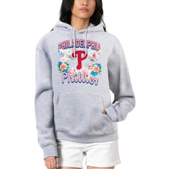MLB Philadelphia Phillies G-III 4Her by Carl Banks Women's Flowers Graphic Pullover Hoodie