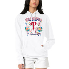 MLB Philadelphia Phillies G-III 4Her by Carl Banks Women's Flowers Graphic Pullover Hoodie