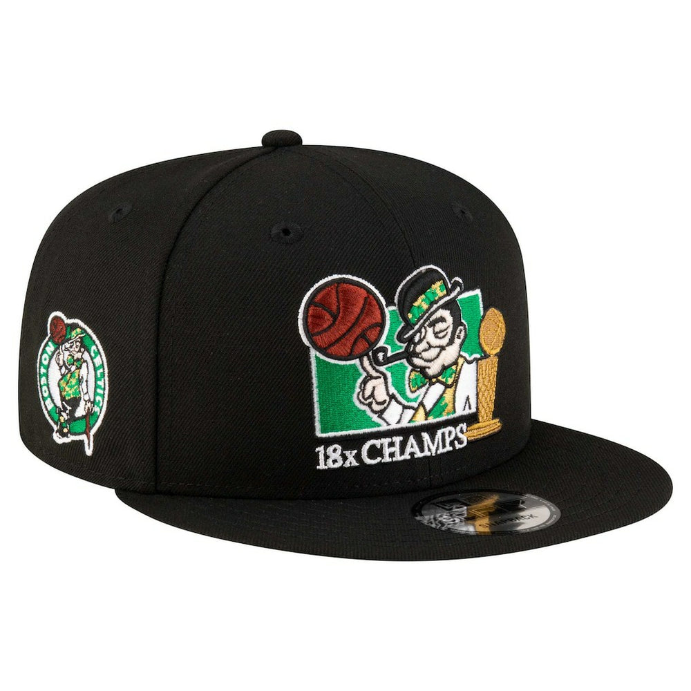 NBA Boston Celtics Lucky 18x Champs 9FIFTY Snapback Hat