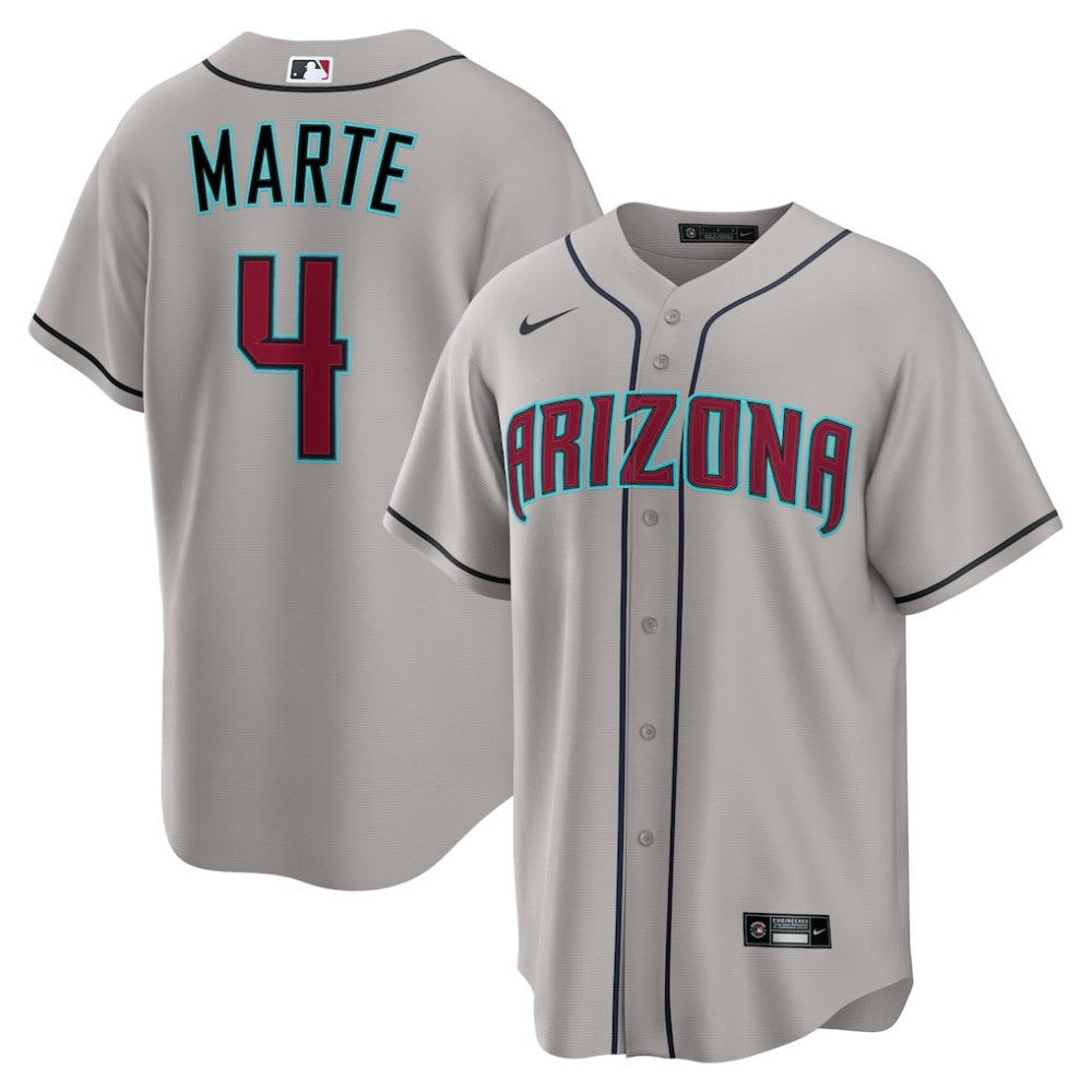 MLB Ketel Marte Arizona Diamondbacks Nike Road Replica Jersey