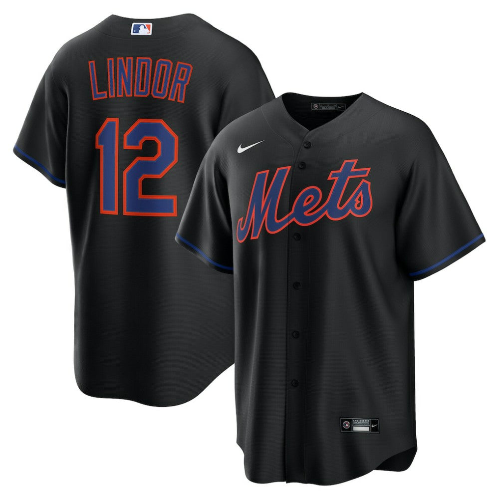 MLB Francisco Lindor New York Mets Nike Alternate Replica Jersey