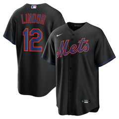 MLB Francisco Lindor New York Mets Nike Alternate Replica Jersey
