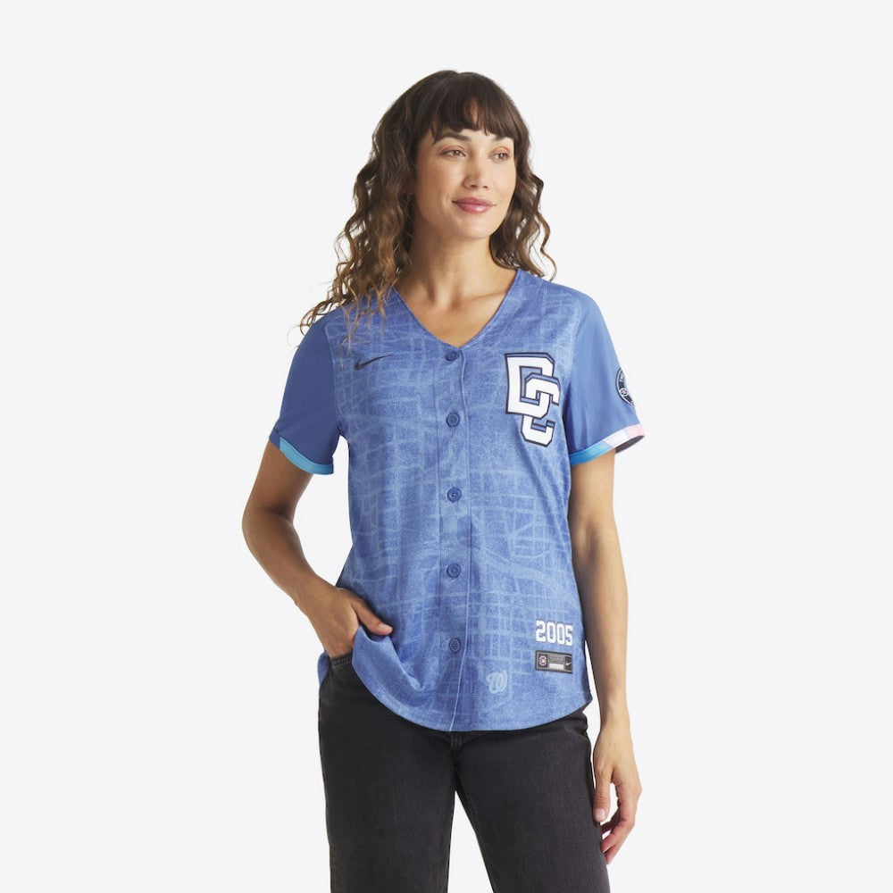 MLB CJ Abrams Washington Nationals Nike Women's 2025 City Connect Limited Jersey
