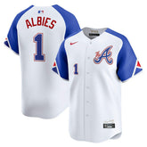 MLB Ozzie Albies Atlanta Braves Nike City Connect Limited Jersey