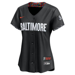 MLB Adley Rutschman Baltimore Orioles Nike Women's City Connect Limited Jersey – Black