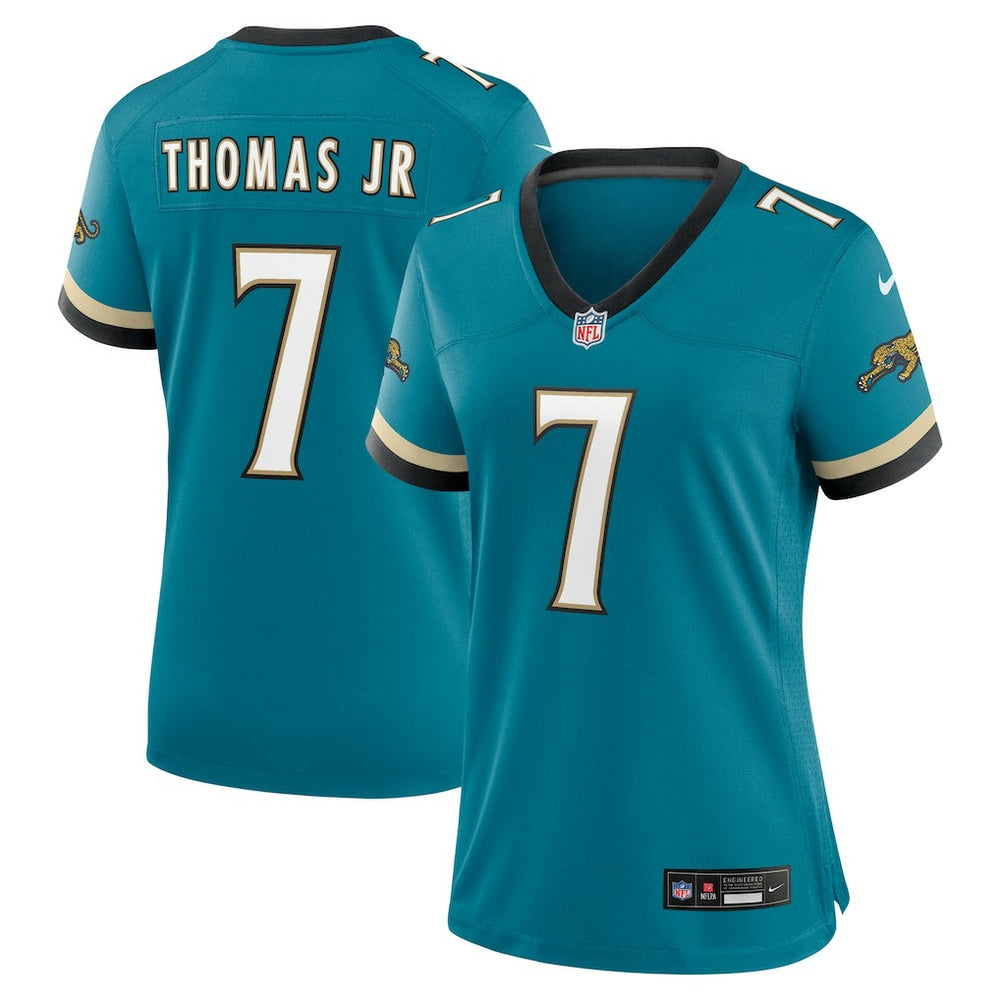 Brian Thomas Jr. Women's Prowler Throwback Game Jersey - Jacksonville Jaguars