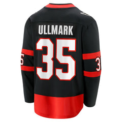 NHL Black Linus Ullmark Ottawa Senators Fanatics Home Premier Breakaway Player Jersey