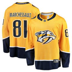 NHL Gold Jonathan Marchessault Nashville Predators Fanatics Home Premier Breakaway Player Jersey