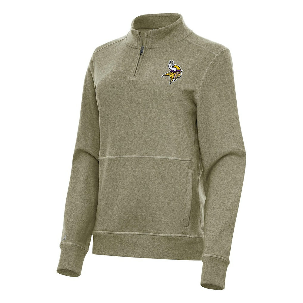 Antigua Women's Crush Quarter-Zip Jacket - Minnesota Vikings