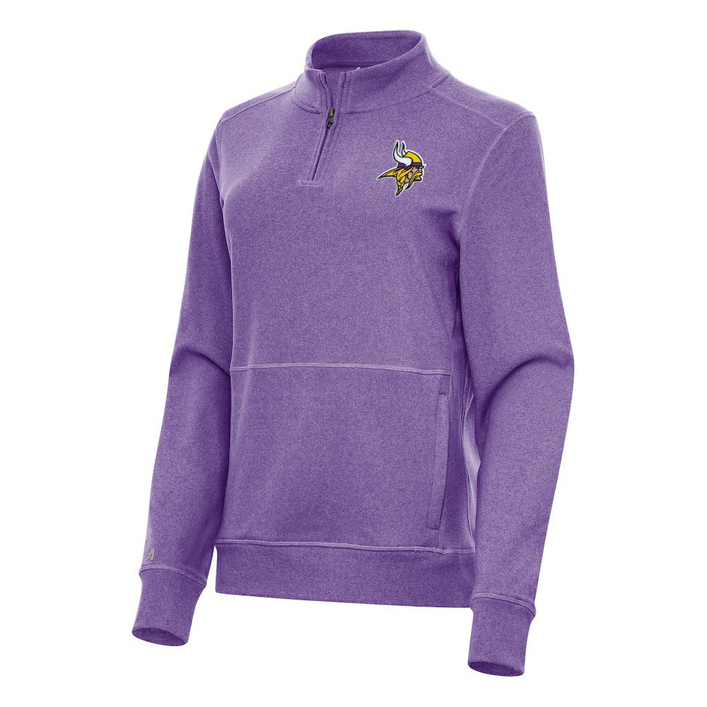 Antigua Women's Crush Quarter-Zip Jacket - Minnesota Vikings