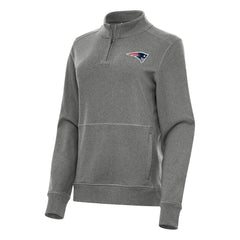 Antigua Women's Crush Quarter-Zip Jacket - New England Patriots