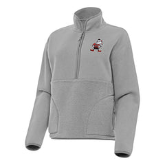 Antigua Women's Figure Half-Zip Sweatshirt - Cleveland Browns